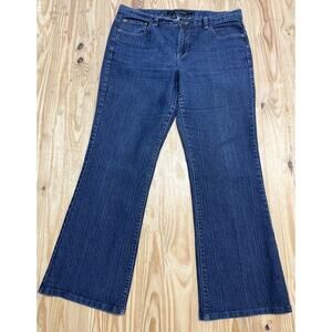 Calvin Klein Jeans Flared Leg Denim Women's Size 32/14 5-Pocket Cotton Blend